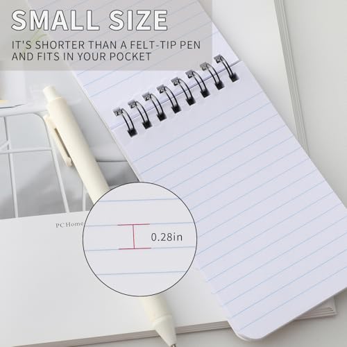 QiCheng 6pcs Pocket Notebook Mini Notepad Small Spiral Notebooks 3X5Inch - size: 6-dark colour
