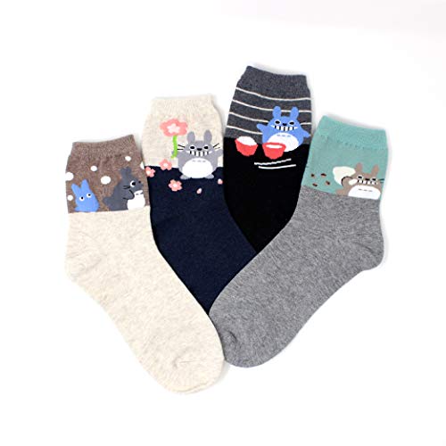Women's Cotton Crew Socks - color: Popular Anime 2