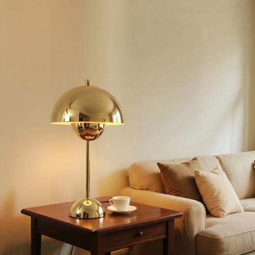 Creative Mid-Century Modern Bud Table Lamp for Home&Office, Bright Gold - color: Bright Gold