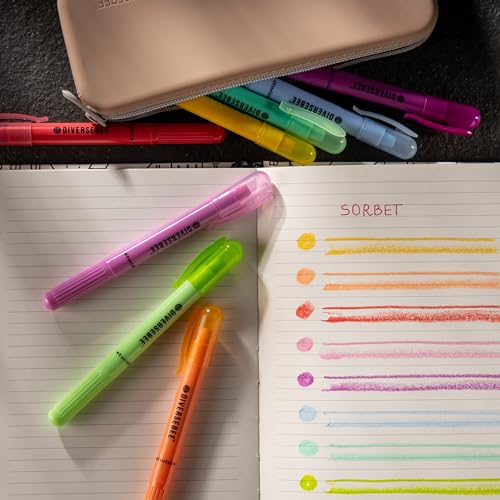 DIVERSEBEE Bible Highlighters and Pens No Bleed (Sorbet) - color: Sorbet