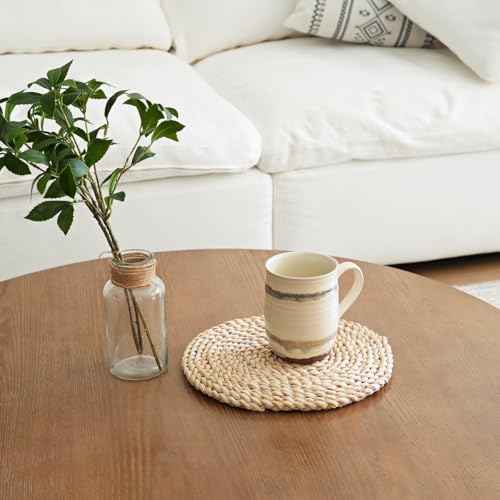 Bosmarlin Extra Large Ceramic Coffee Mug, 23 Oz, Dishwasher and Microwave Safe, Oversized Big Tea Cup for Office and Home (Beige, 1) - color: Beige