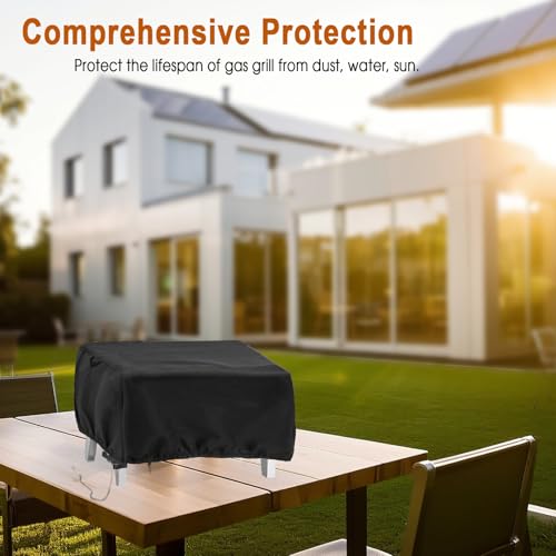 Grill Cover 24 Inch for Lifemaster 2 Burner Portable Gas Grill - size: 24"L×21"W×17"H