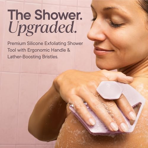 TOOLETRIES Silicone Body Scrubber 2.0, Loofah Alternative - Blossom - color: Blossom