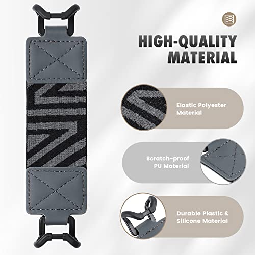 MoKo Security Hand-Strap for 6-8" Kindle eReaders Fire Tablets, Space Gray - color: 1-deep Gray, style: Patterned Strap
