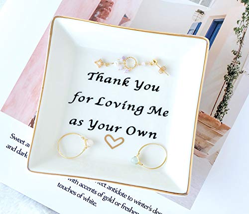 Stepmom Gifts Ring Dish Mother in Law Jewelry Tray Thank You Present - color: Mother in law