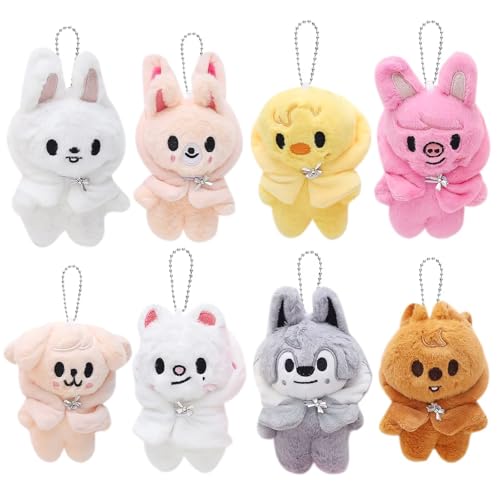 Stays Fans Plush Figures 4" Plush Keychain 3RD Fan Meeting Dolls With Detachable Cloak - color: Team