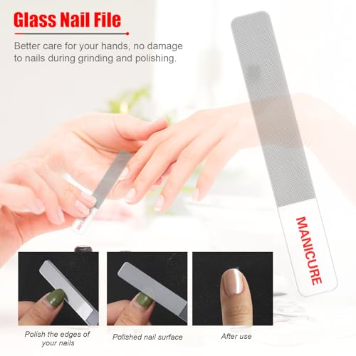 Manicure Set Professional Nail Clippers Pedicure Kit,16 pcs Stainless Steel - color: Red