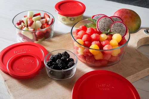 Pyrex Simply Store (8-Pack) Glass Food Storage Containers Set - size: 8 Pack (Medium)