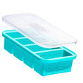 Souper Cubes 1 Cup Silicone Freezer Mold with Lid, Aqua, 1-Pack - color: Aqua, size: 1-Pack