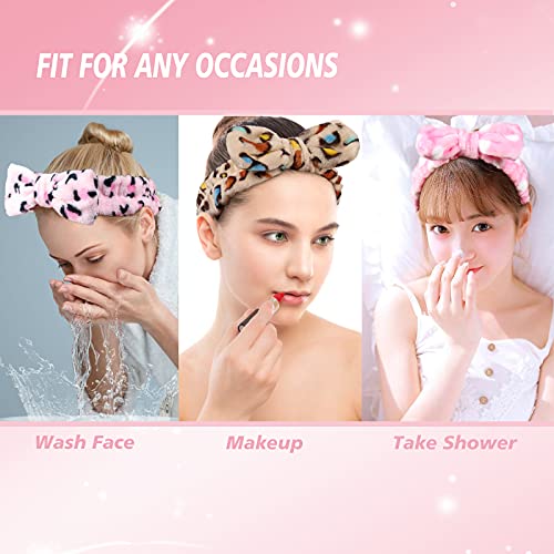 Spa Headband 9 Pcs Facial Makeup Skincare Headbands for Washing Face