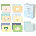 Monolike Day-by-day Card, Gureum's Daily Life ver.1 - Mix 36 Mini Single cards, 36 envelopes, 36 stickers Package - color: Gureum's daily life ver.1