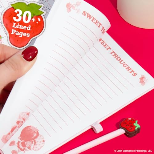 Horizon Group USA Journal Set, Cute School Supplies, Stationary Kit for Girls, Diary and Accessories, Strawberry Shortcake Journal Set - color: Strawberry Shortcake Journal Set