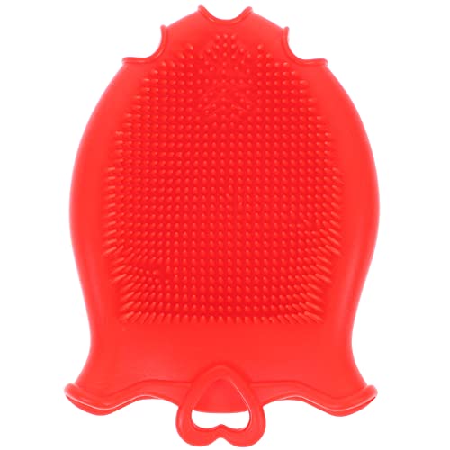 Beaupretty Baby Shampoo Brush Silicone Scalp Massager for Kids Gentle Exfoliating Bath Shower Brush with Ergonomic Grip Multi-Use Cleaning Tool for Hair Care and Relaxing Scalp Massage