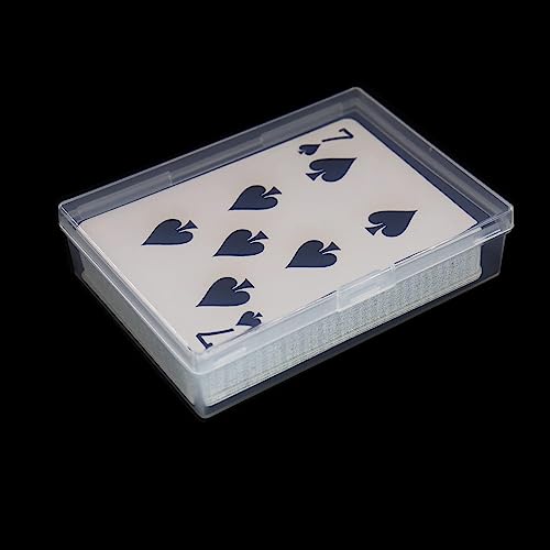 Playing Card Case 12Pcs Plastic Playing Card Box Holder Storage Organizer - style: 12pcs for Poker Size