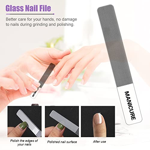Manicure Set Professional Nail Clippers Pedicure Kit,16 pcs Stainless Steel - color: Violet