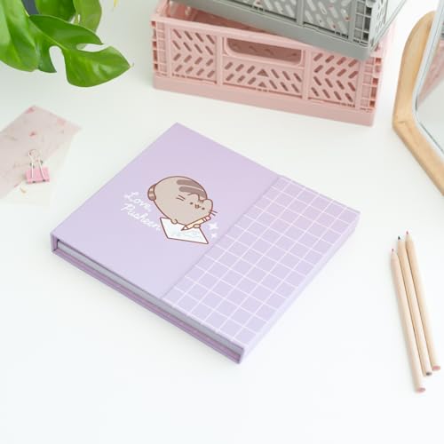 Grupo Erik | Pusheen Weekly Notebook Set with Sticky Notes - color: purple