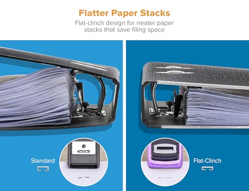 Bostitch Heavy Duty Stapler Value Pack, 40 Sheet Capacity, Metallic Purple - color: Metallic Purple