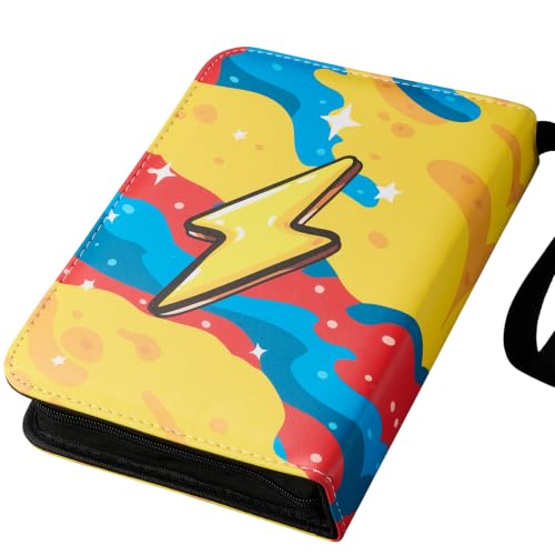 Card Binder 720 Pockets, 9-Pocket Trading Card Binder with 40 Sleeves, Zipper Card Holder Album for TCG, MTG, Baseball, Football and Sports Cards, Yellow - color: Yellow, size: 720 Pockets