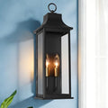 JYZ 20" Exterior Coach Light Wall Mount, Farmhouse Outdoor Entry Wall Lantern Fixture, Exterior Wall Sconce with E12 Base, Anti-Rust Aluminum with Clear Glass Wall Lamp for Porch, Garage, Patio - size: 20 inch -1 PK