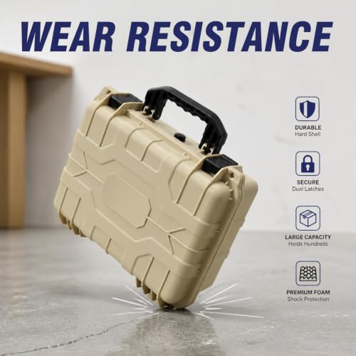 Adjustable Organizer Case Removable Dividers & Protective Foam for Camera - size: 1 Pack | DIY Divider | Medium | Beige & Black