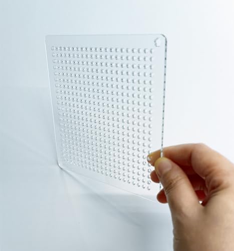 Acrylic Sashiko Stencil,Sashiko Embroidery Pattern,Quilt Stitch Mold,Small Needle Embroidery for Manual DIY Tool Template (Dots 0.5cm) - style: Dots 0.5cm