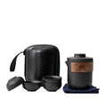 TBACW Travel Gongfu Tea Set with 4 Cups, Classic 1 Pot - color: Classic 1 Pot 4 Cups