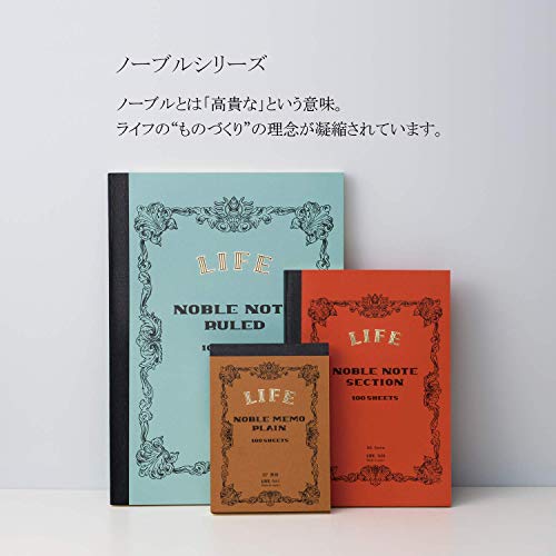 LIFE Noble Notes A4 5mm Squares Ruled Line N31