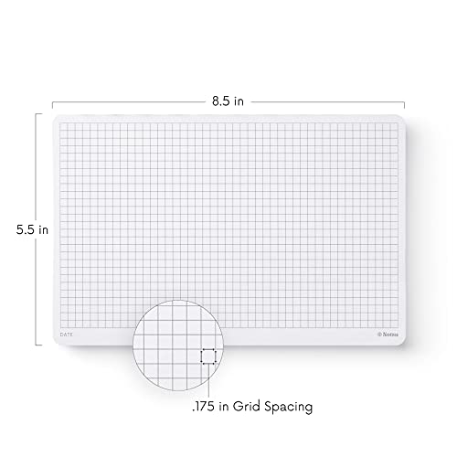 Notsu Graph Desk Notepad 2 Pack 5.5" x 8.5" - size: 5.5" x 8.5", style: Graph Paper