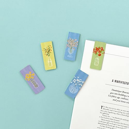 Magnetic Bookmarks Set - A (Olivia's Flowers ver.1 + ver.2) - color: Olivia's Flowers Ver.1 + Ver.2