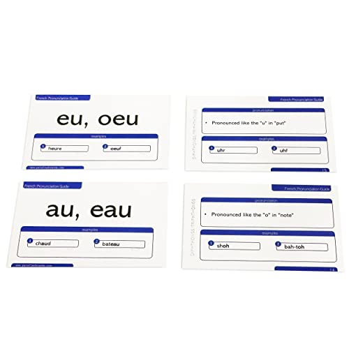 Pat's Flash Cards 49 French Pronunciation Flash Cards - style: Pronunciation Rules