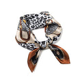 100% Mulberry Silk Scarf - 25.6" Square Neckerchief & Headscarf Gift Packed - color: Dark Brown