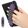 MoKo Security Hand-Strap for 6-8" Kindle eReaders Fire Tablets, Deep Purple - color: Deep Purple, style: Patterned Strap