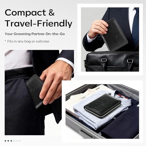 FAMILIFE Stainless Steel Manicure Set 11-in-1 Professional Nail Clipper Kit - color: Black