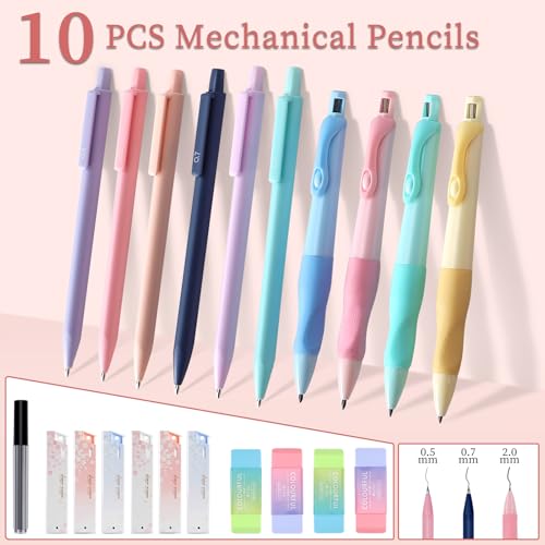 YOPCDJ 59 PCS Aesthetic School Supplies with Cute Pencil Case, Pastel Highlighters Black Ink Gel Pens Art Pencils Kit, Back to School Supplies College Essentials Preppy Stationary Set