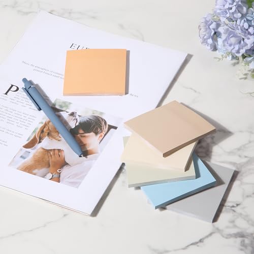 Mr. Pen- Sticky Notes, 3"x3", 12 Pads, 600 Sheets, Colorful - color: Winter