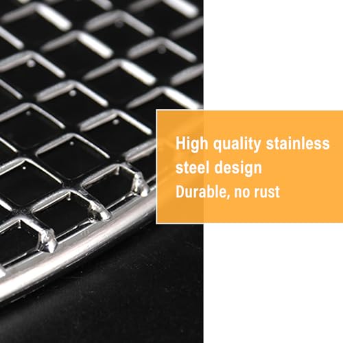 Eagles Round Grill Grates, 26.5cm/10" Heavyweight Cooking Rack Round BBQ Mesh 304 Stainless Steel Barbecue Grilling Grate Cross Wire Steaming Cooling Barbecue Rack/Carbon Baking Net/Grill/Pan Grate - size: 26.5cm/10.43"