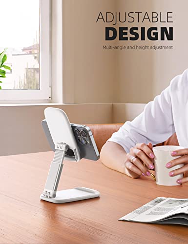 Lamicall White Cell Phone Stand for Desk, Phone Holder - color: 1-White
