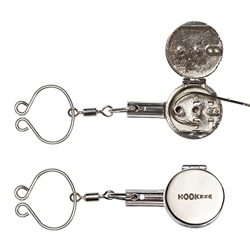 HOOK-EZE Fishing Knot Tying Tool | Protect from Fish Hooks | Tie Fishing Knots Easily | Cool Gadgets for Fishermen | Ice Fly Fishing | Fishing Accessories for Beginner Anglers | Nail Knot Tool - color: Metal, style: Nail Knot