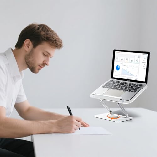 BYMECOST Acrylic Book Stand for Reading, Adjustable Book Holder, White - color: White, size: 13.4"