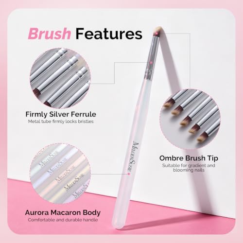 MelodySusie 6Pcs Ombre Nail Brushes - size: 6 PCS Ombre
