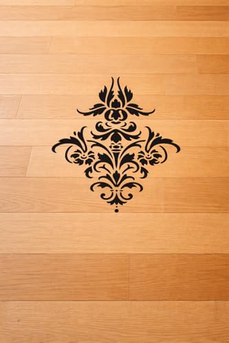 Damask Stencil – Elegant Vintage Pattern Reusable Template for Wall Painting, Furniture, Crafts, DIY Art and Classic Home Decor