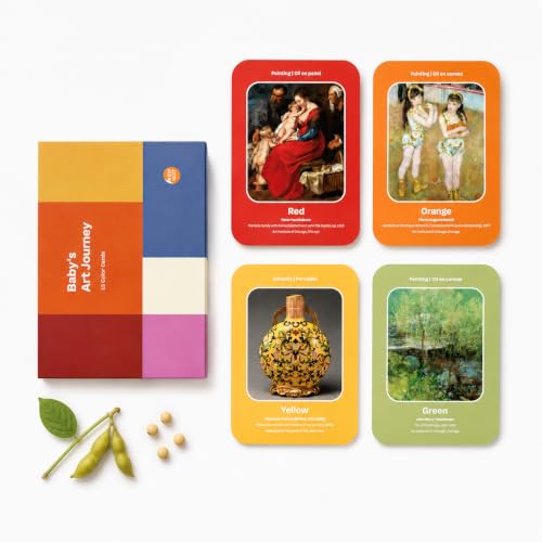 Real Art, Baby Art Flash Cards 0-3 and Up, 13 Cards, 26 Artworks