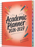 Oucaru 2026-2027 Academic Planner, 8.5"x11" Weekly Monthly Calendar Planner - color: Orange（8.5"x11"）