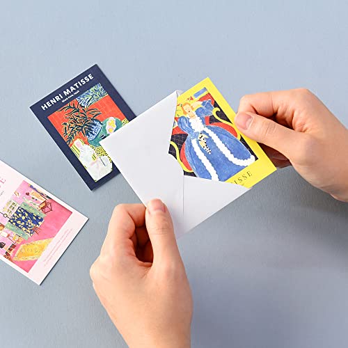 Monolike Day-by-day Card, Henri Matisse Painting ver.2 - Mix 36 Mini Single cards, 36 envelopes, 36 stickers Package - color: Henri Matisse Painting ver.2