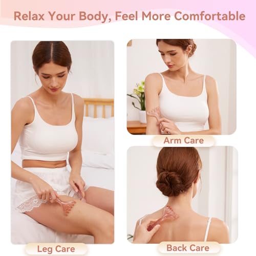 3pcs Scalp Massage Tool Head Massager Gua Sha Comb for Face/Neck/Body/Eye Massage, Promote Lymphatic Circulation Gifts,Pink Resin,Prop 65 Tested Quality - color: Light Pink