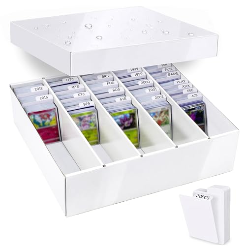 5 Row Laminated Tcg Card Storage Box, Bulk Card Storage Option for Standard - size: 1 piece 15in for Standard