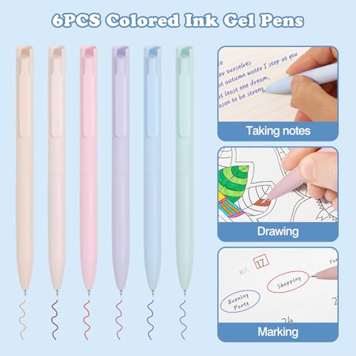 MoKo Pencil Case with Supplies, 56Pcs Aesthetic School Set, Pink - color: Pink-56P