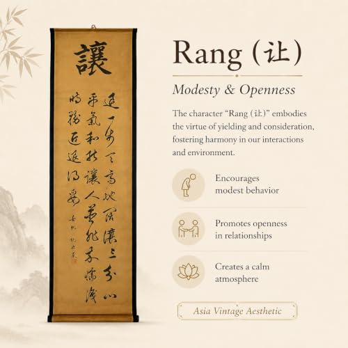 Wall Art Poster Prints Painting Minimalism Rang Chinese Calligraphy - color: G4