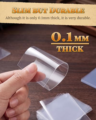1050CT Perfect Fit Sleeves, Card Sleeves, 2.5" x 3.5", for Double-Sleeving, Trading Card Sleeve Compatible with MTG, TCG, Gaming Cards