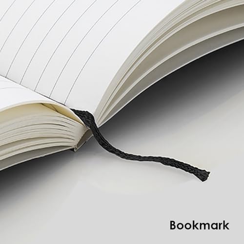myPAPERCLIP Limited Edition A5 Ruled Notebook | 192 Pages, 100 GSM, Soft Cover, A5 (5.83 × 8.27 in) | Flat Lay | Bookmark & Elastic Closure | Lilac - color: Lilac, style: Ruled